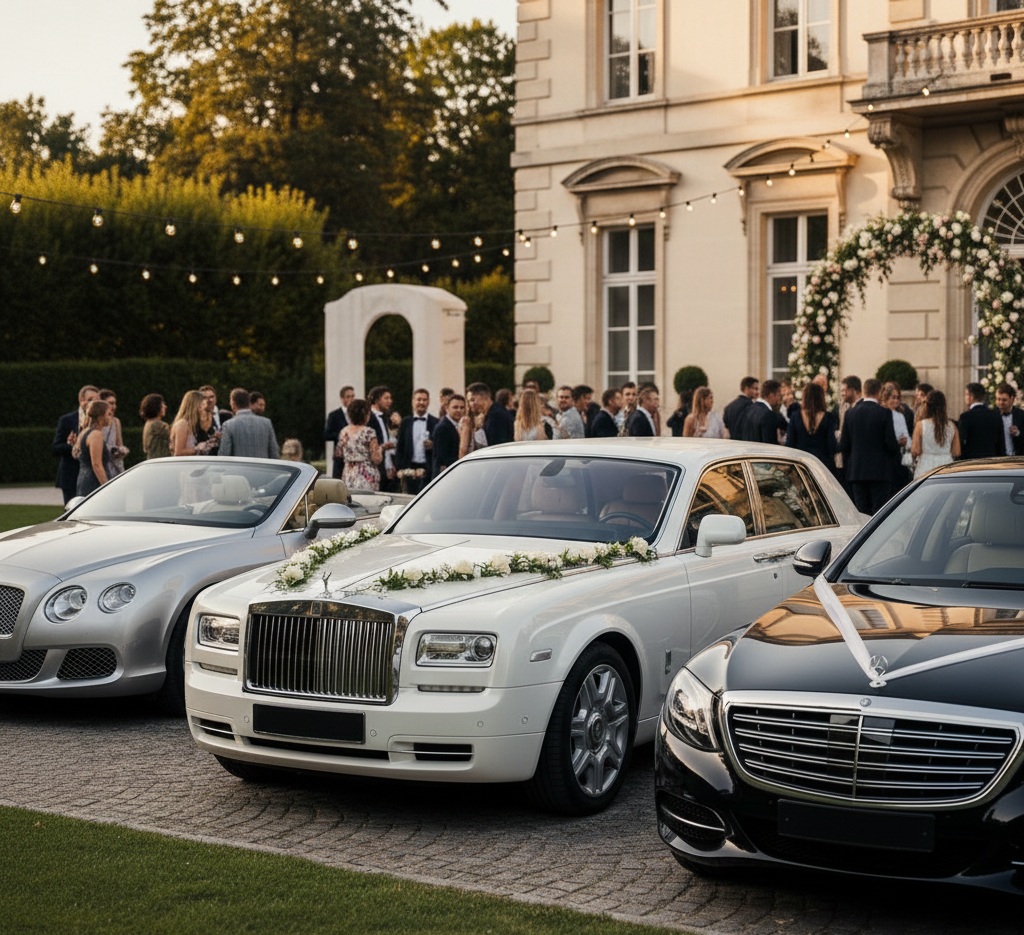 Best Luxury Cars to Rent for Weddings, Events & VIP Occasions